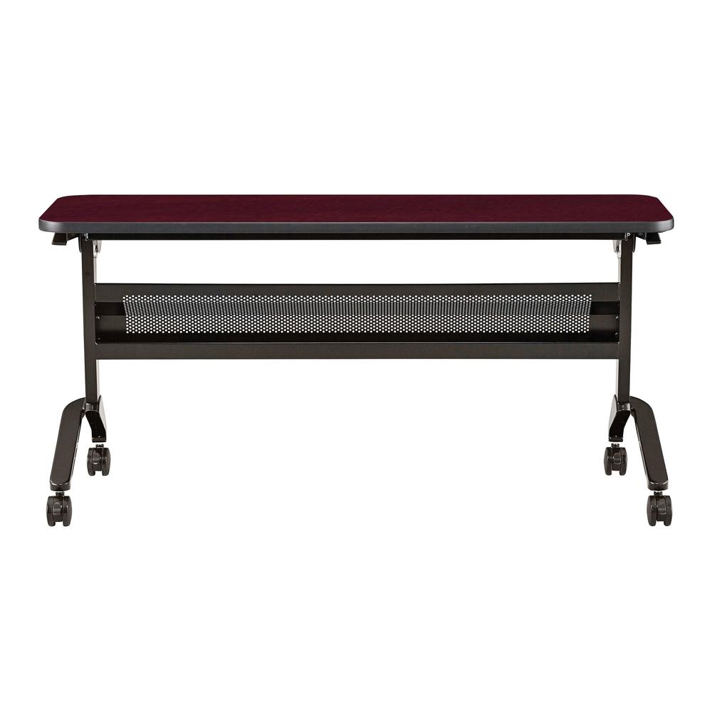 18 x 60" Rectangular Training Table, LPL, RegalMahogany. Picture 2