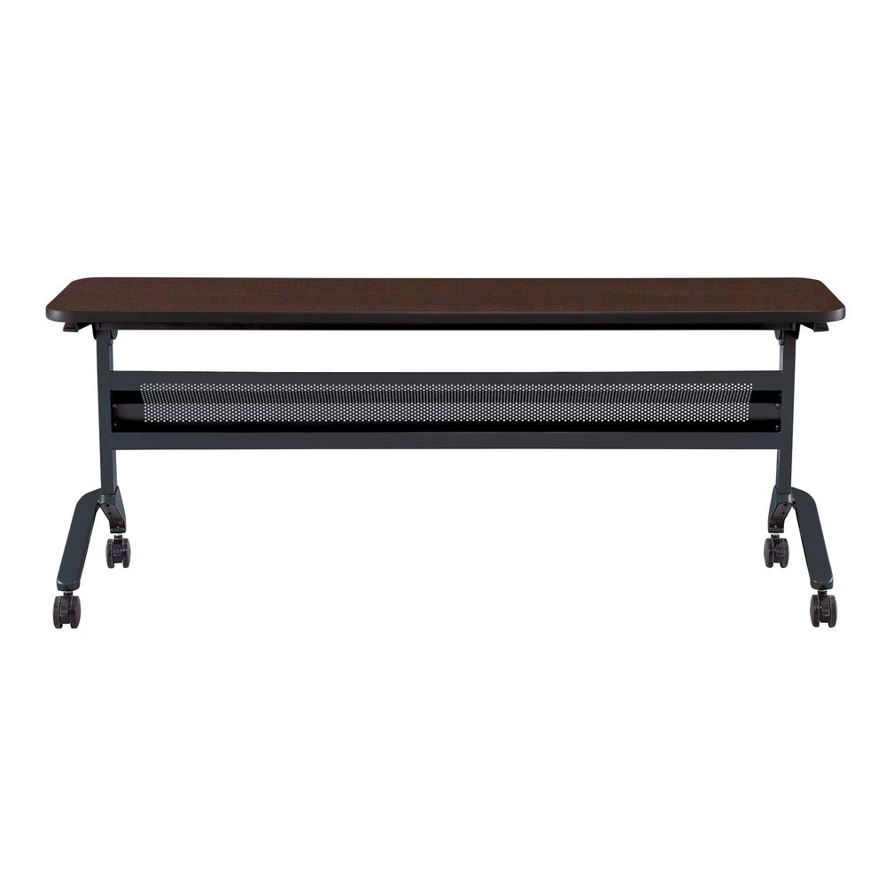 18 x 72" Rectangular Training Table, LPL, Mocha. Picture 2