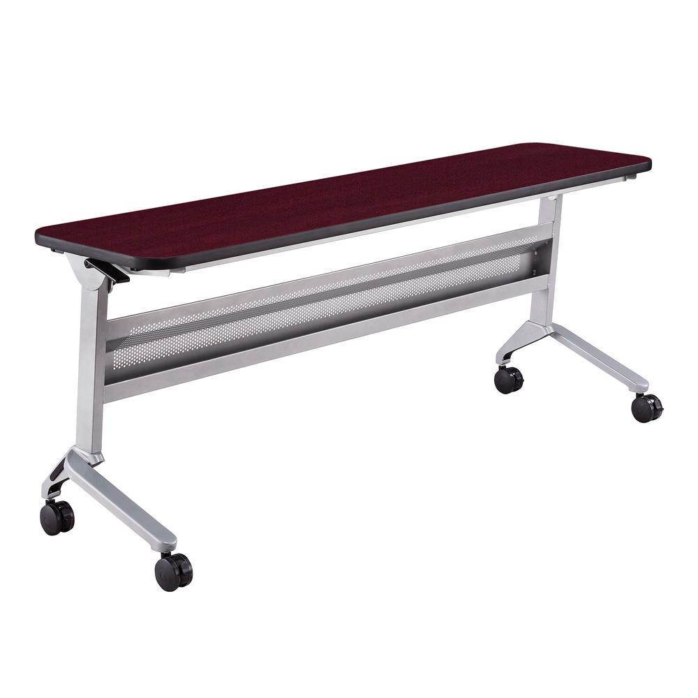 18 x 72" Rectangular Training Table, LPL, RegalMahogany. Picture 1