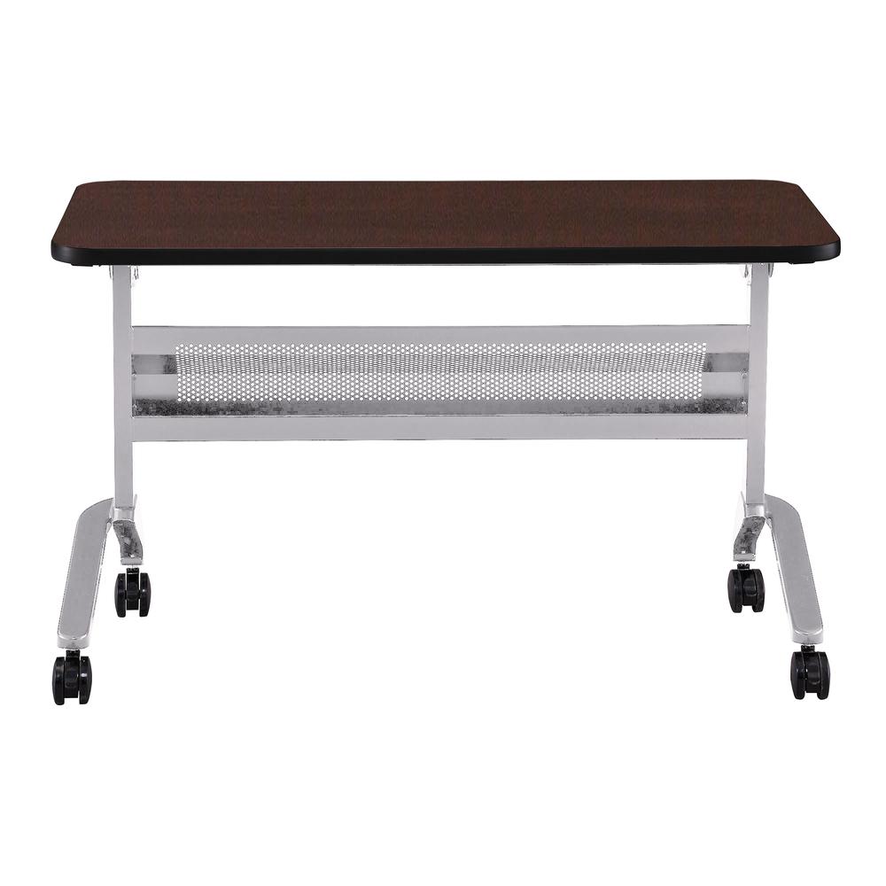 24 x 48" Rectangular Training Table, LPL, Mocha. Picture 2