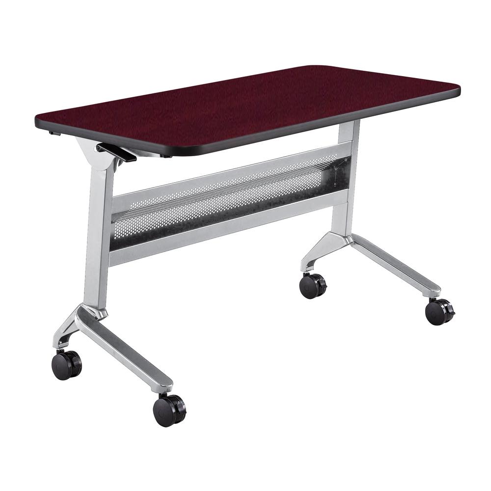24 x 48" Rectangular Training Table, LPL, RegalMahogany. Picture 1