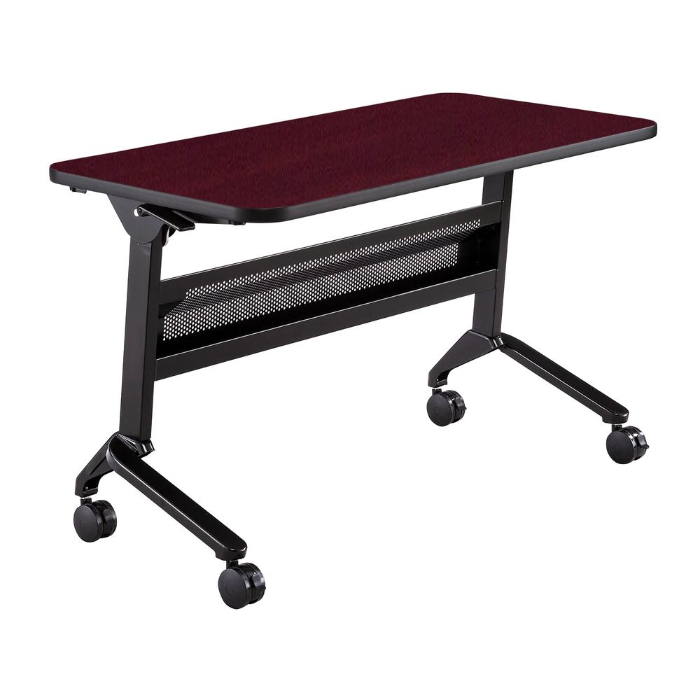 24 x 48" Rectangular Training Table, LPL, RegalMahogany. Picture 1
