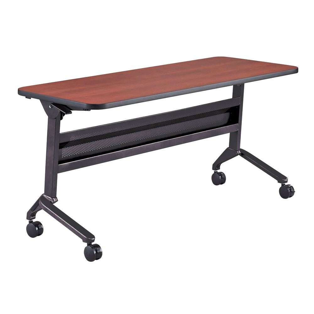 Flip-N-Go® 24 x 60" Rectangular Training Table, LPL - BiltmoreCherry. Picture 1