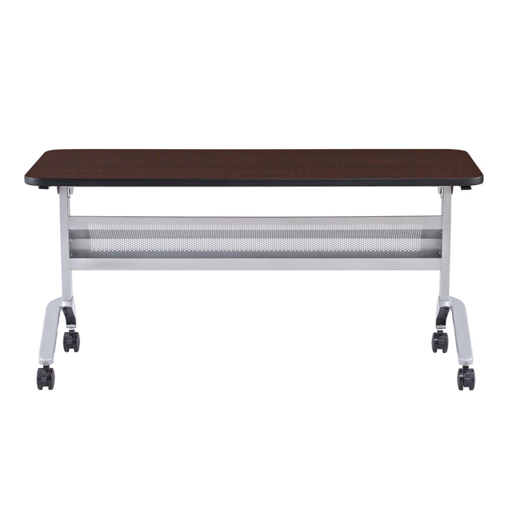Flip-N-Go® 24 x 60" Rectangular Training Table - Mocha. Picture 2