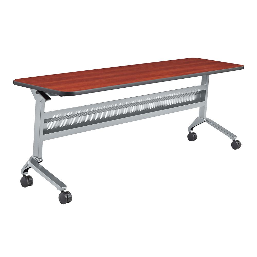 24 x 72" Rectangular Training Table, LPL, BiltmoreCherry. Picture 1