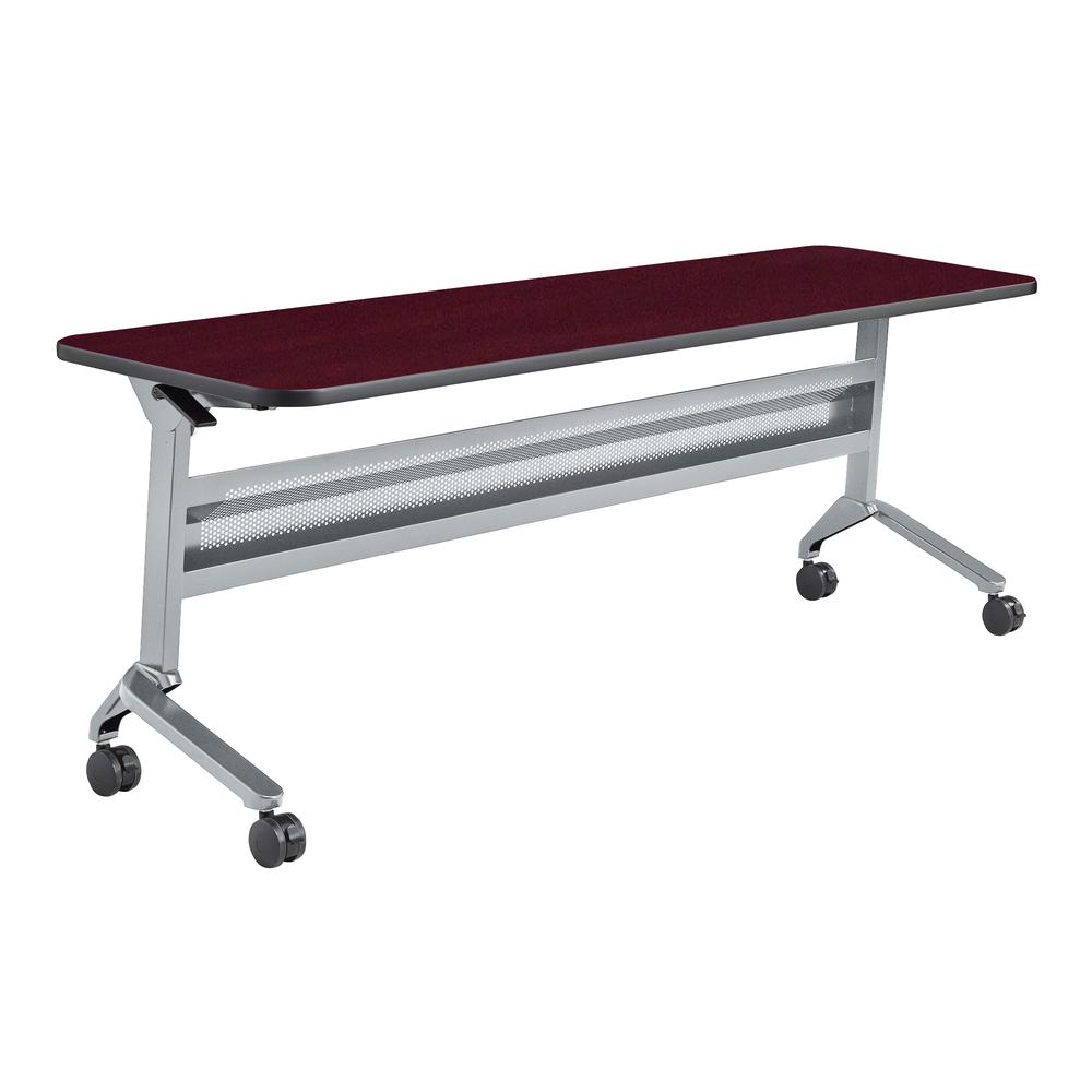 24 x 72" Rectangular Training Table, LPL, RegalMahogany. Picture 1
