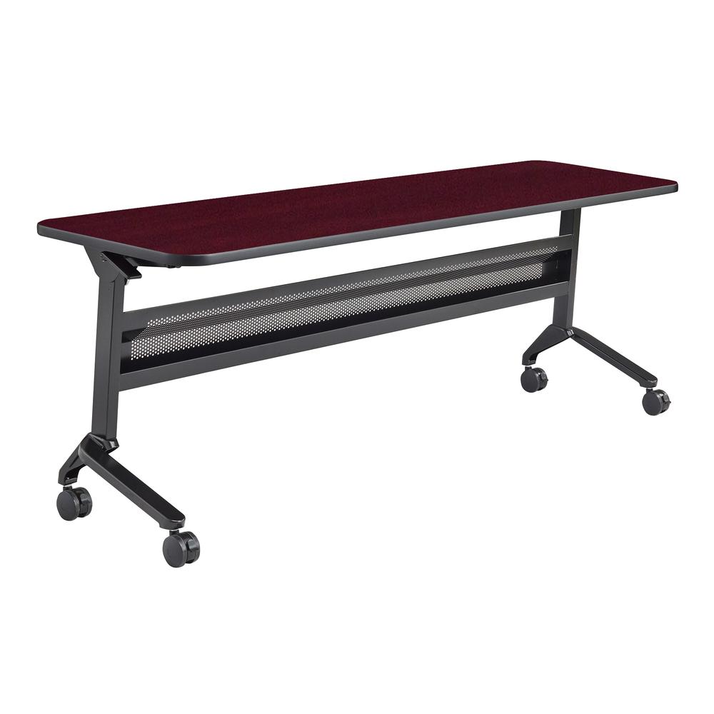 24 x 72" Rectangular Training Table, LPL, RegalMahogany. Picture 1