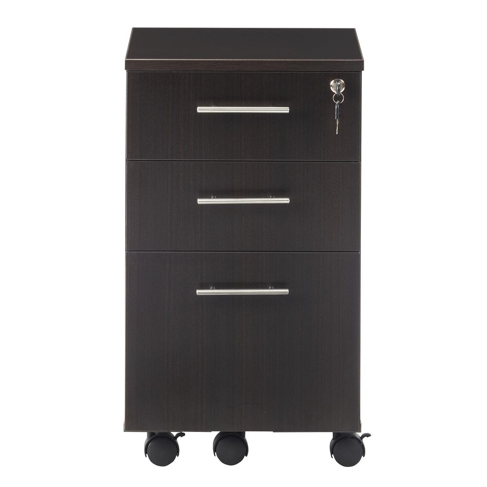 Pedestal (Box-Box-File), Mocha. Picture 2