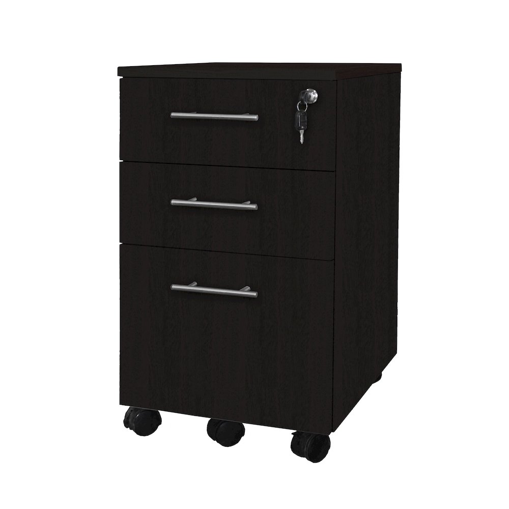 Pedestal (Box-Box-File), Mocha. Picture 1