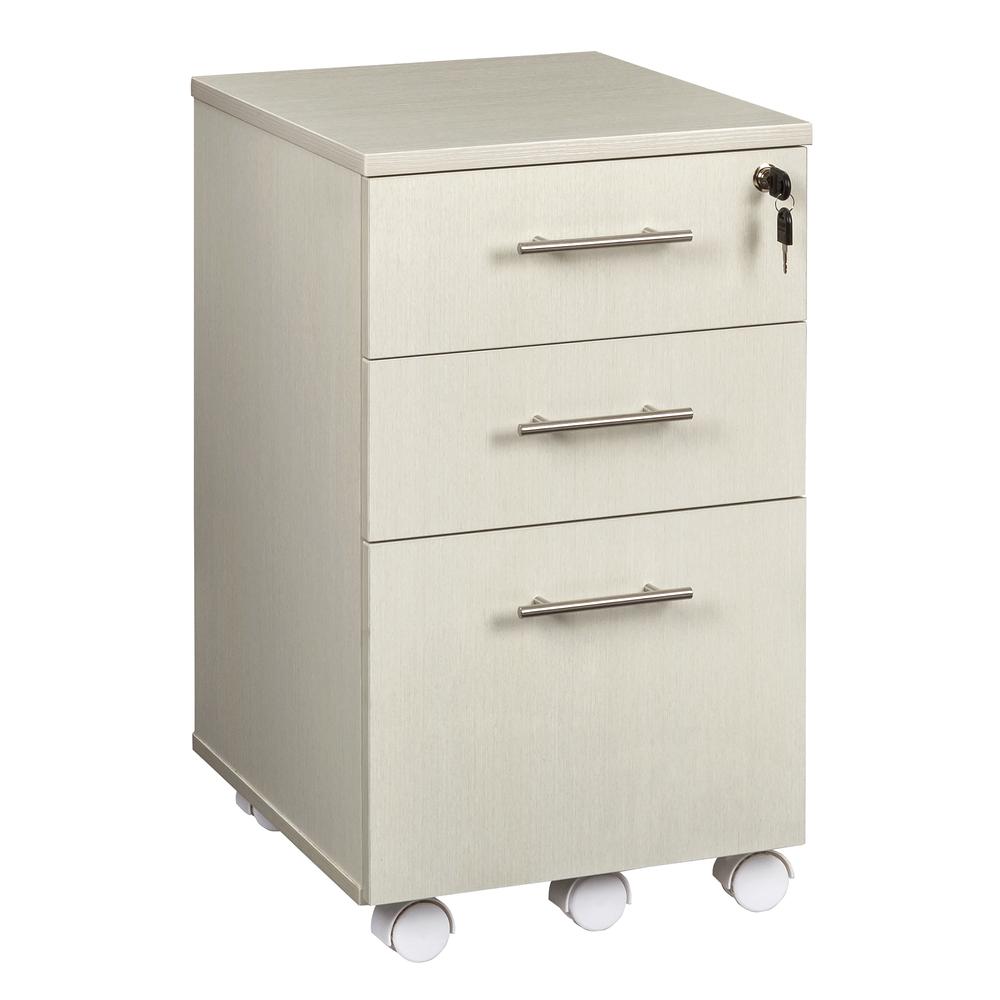 Medina™ Mobile Pedestal, Box/Box/File - TexturedSeaSalt. Picture 1