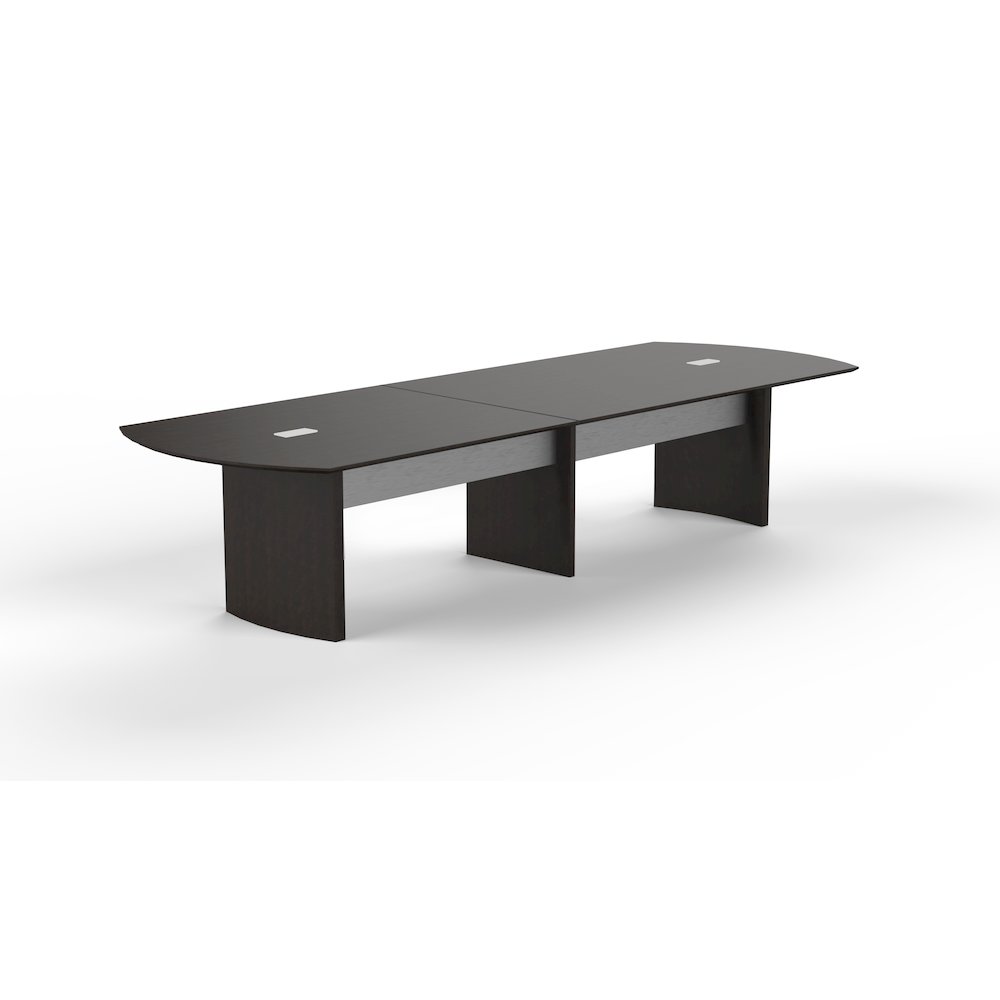 14' Conference Table, Mocha. Picture 1