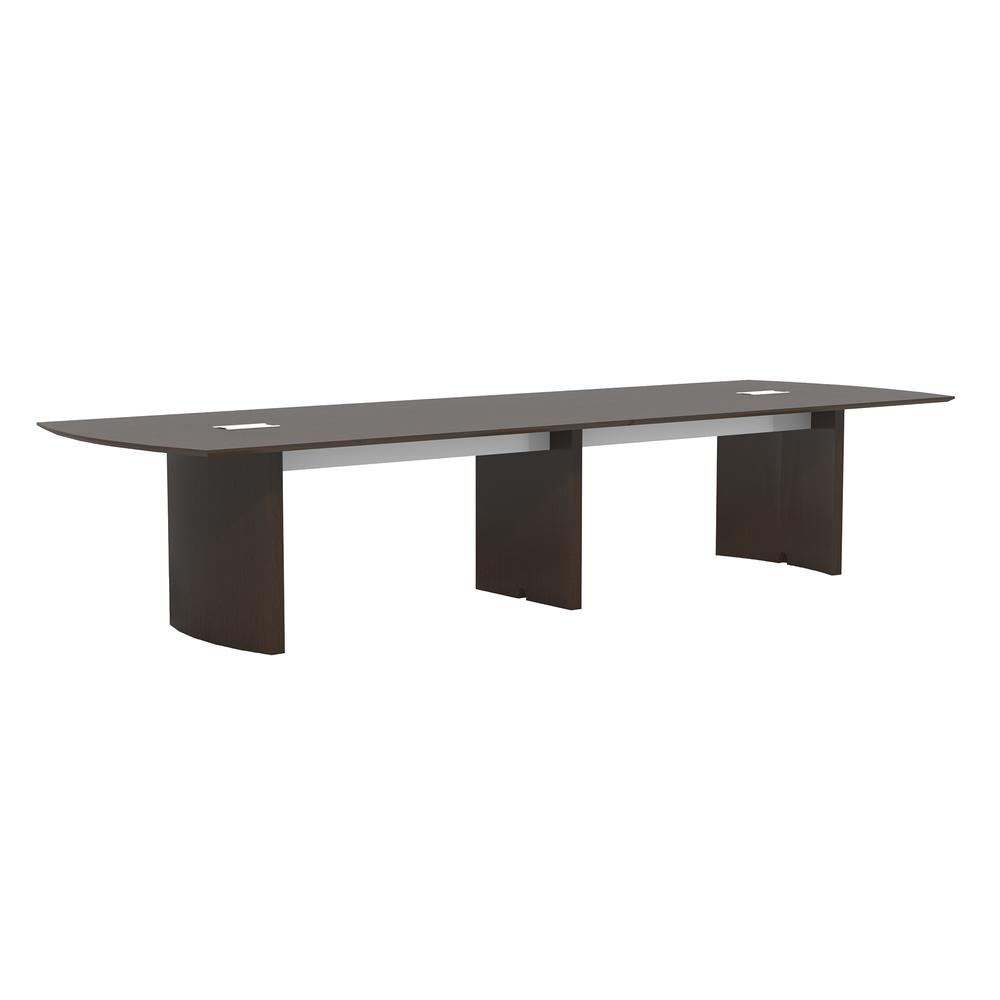 14' Conference Table, Mocha. Picture 2