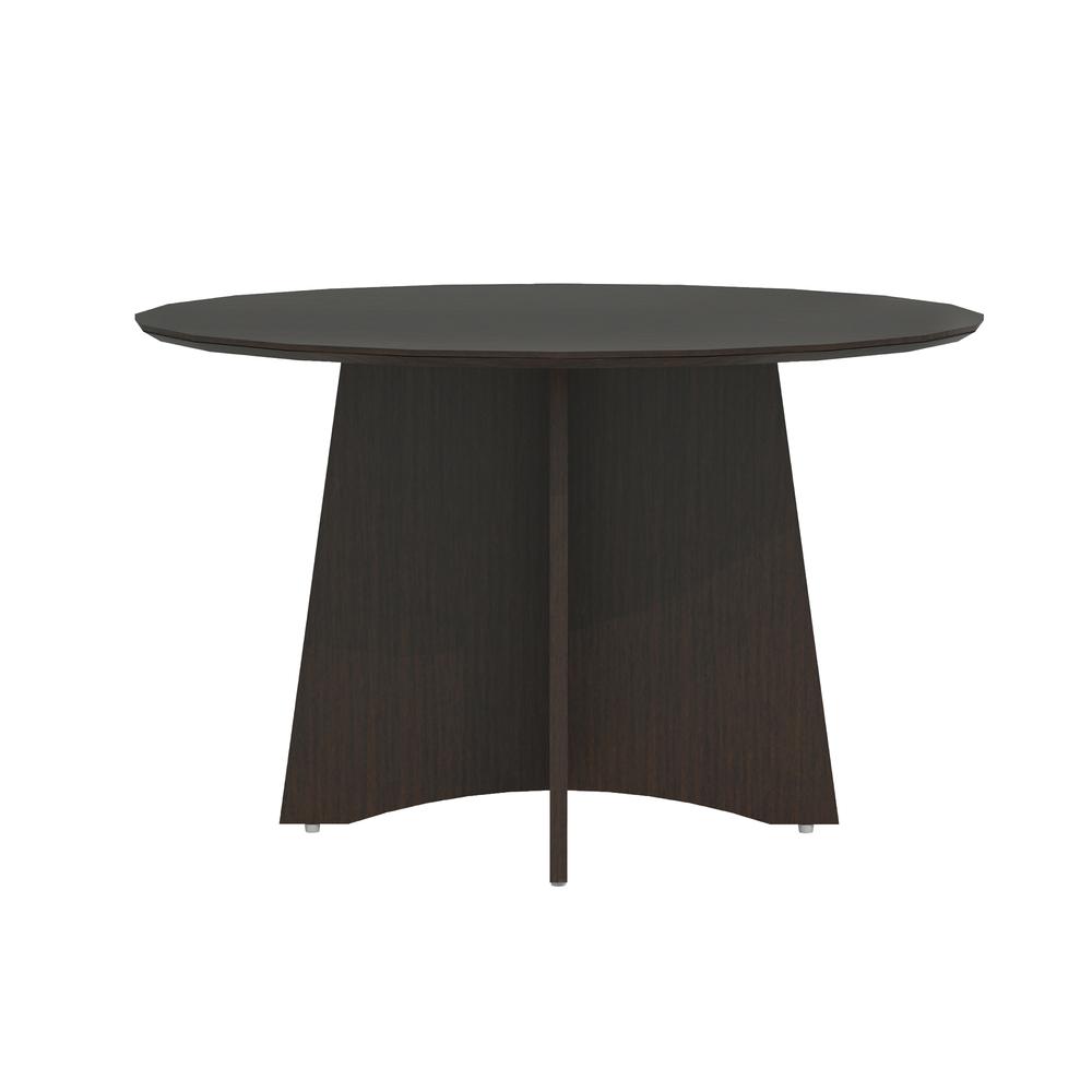 Medina Conference Table (48" Round), Mocha. Picture 3