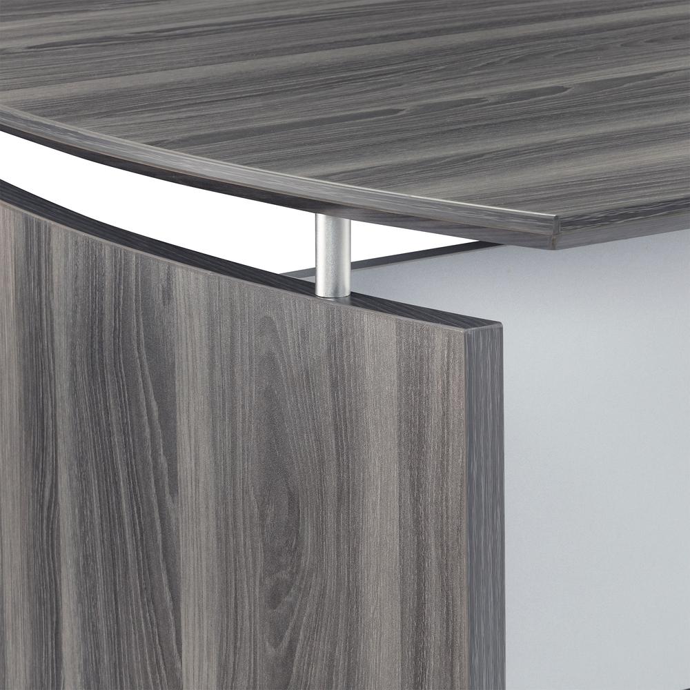 72"W Desk, Gray Steel. Picture 2