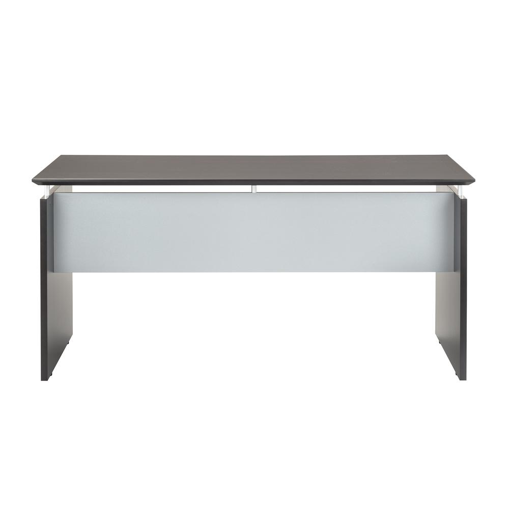 63" Rectangle Straight Desk, Mocha. Picture 3