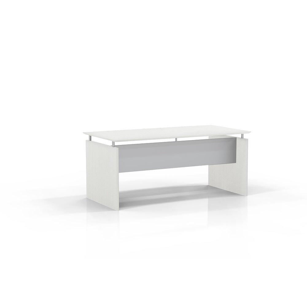 63" Rectangle Straight Desk, Textured Sea Salt. Picture 1