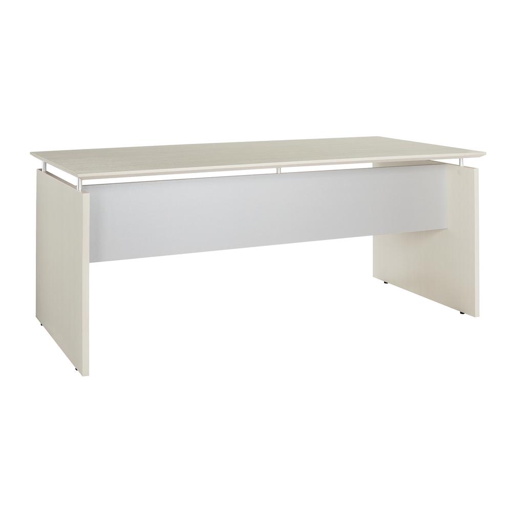 63" Rectangle Straight Desk, Textured Sea Salt. Picture 4