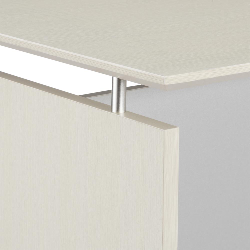 63" Rectangle Straight Desk, Textured Sea Salt. Picture 2