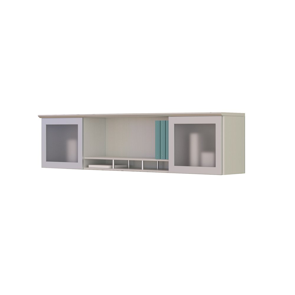 72"W Hutch, Textured Sea Salt. Picture 1