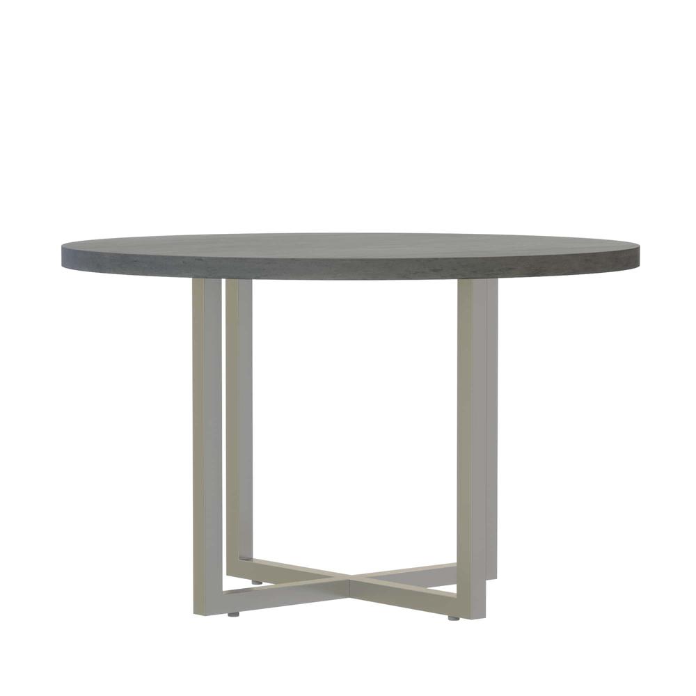 Mirella™ Conference Table, 42” (Table & Base) Stone Gray. Picture 2