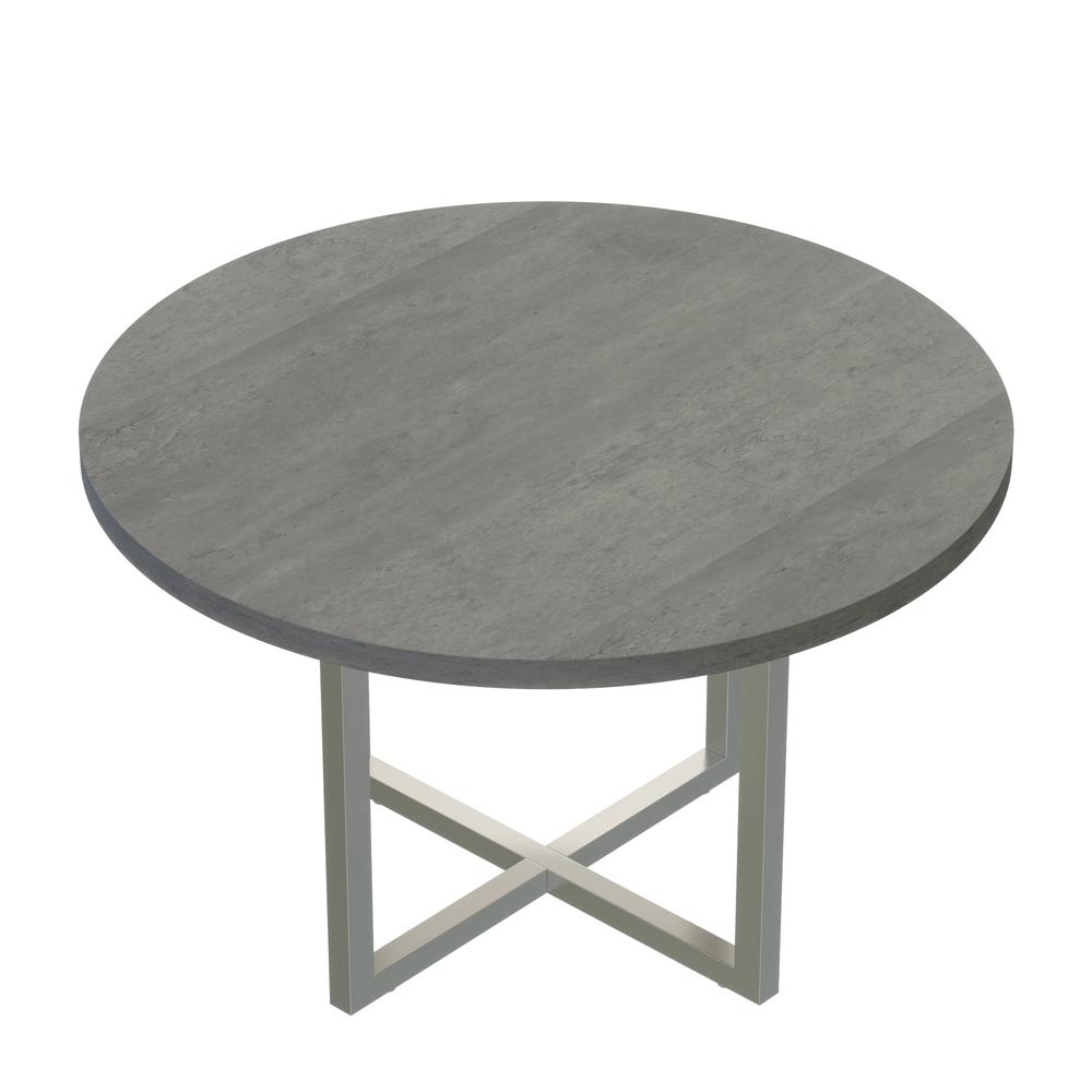 Mirella™ Conference Table, 42” (Table & Base) Stone Gray. Picture 3