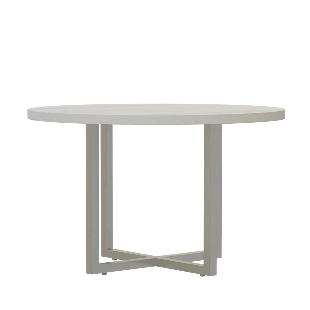 Mirella™ Conference Table, 42” (Table & Base) White Ash. Picture 2