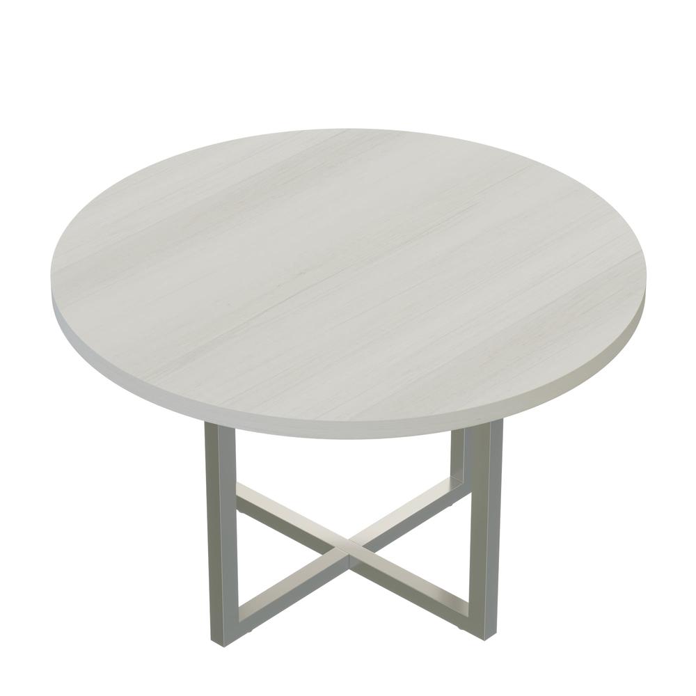 Mirella™ Conference Table, 42” (Table & Base) White Ash. Picture 4