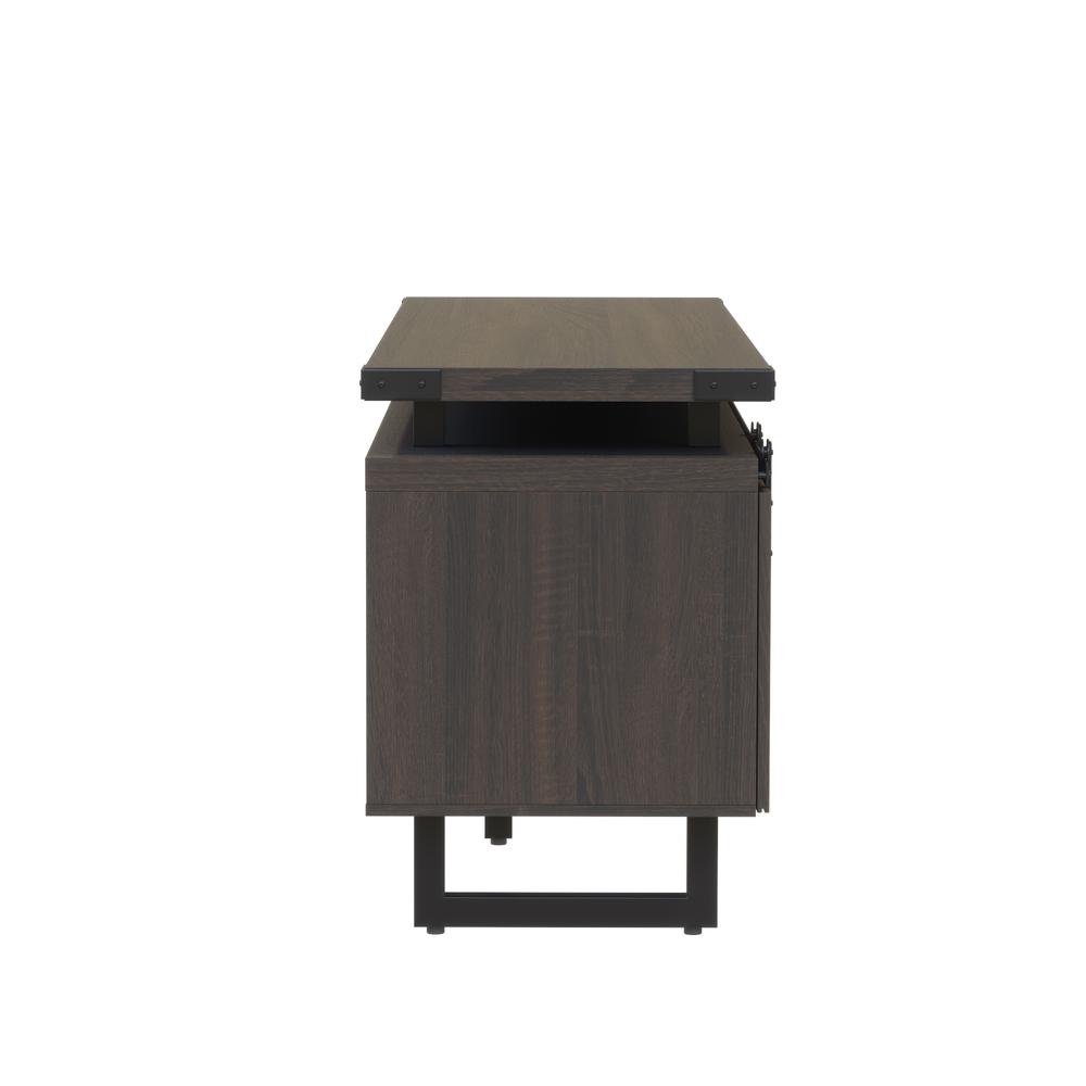 Mirella™ Low Wall Cabinet Wood Doors Southern Tobacco. Picture 3