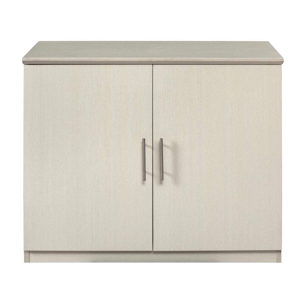 36" StorageCabinet with Wood Doors, Textured Sea Salt. Picture 3