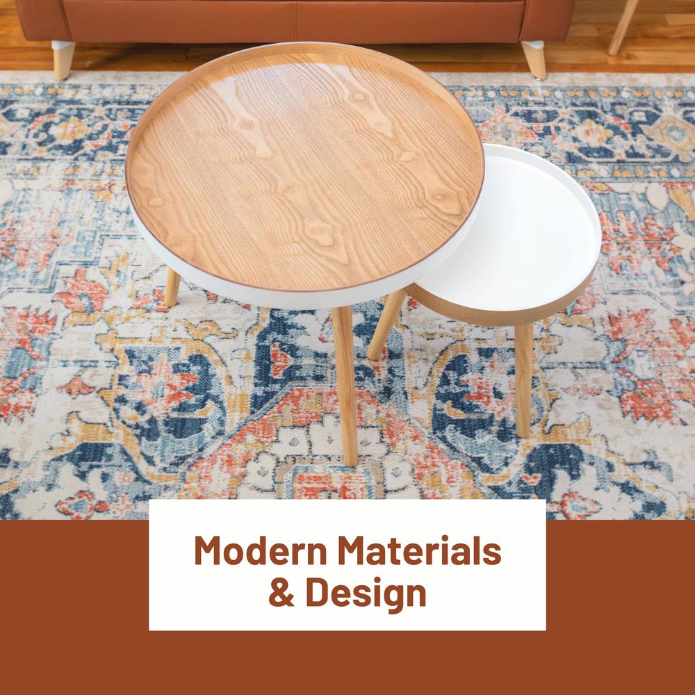 Tucked Round Coffee Table Set. Picture 22