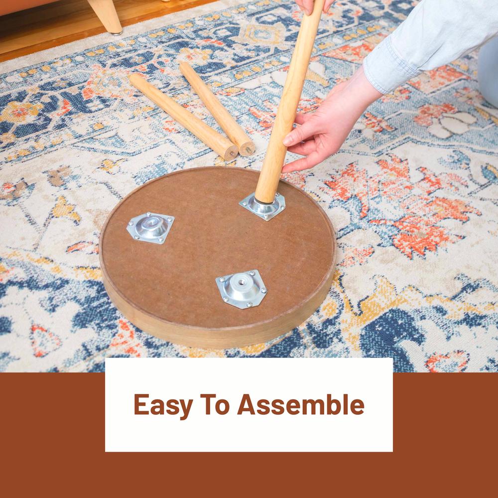 Tucked Round Coffee Table Set. Picture 23