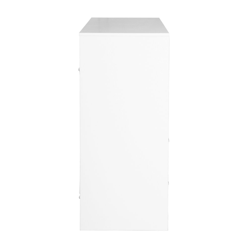 8-Drawer Dresser with Large Fabric Drawers, White. Picture 6