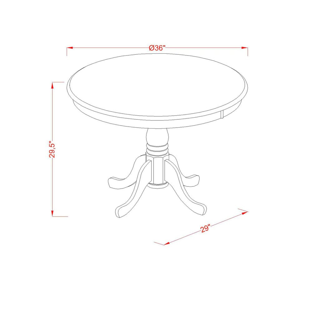 Dining Room Set Natural, ANGA3-ANA-03. Picture 7
