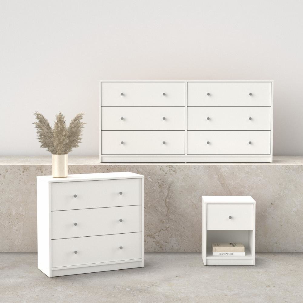 Portland 3-Piece Bedroom Set, White. Picture 3