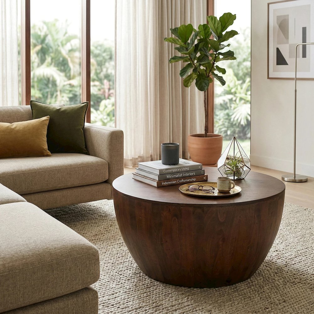 Sloane Coffee Table - Walnut. Picture 10