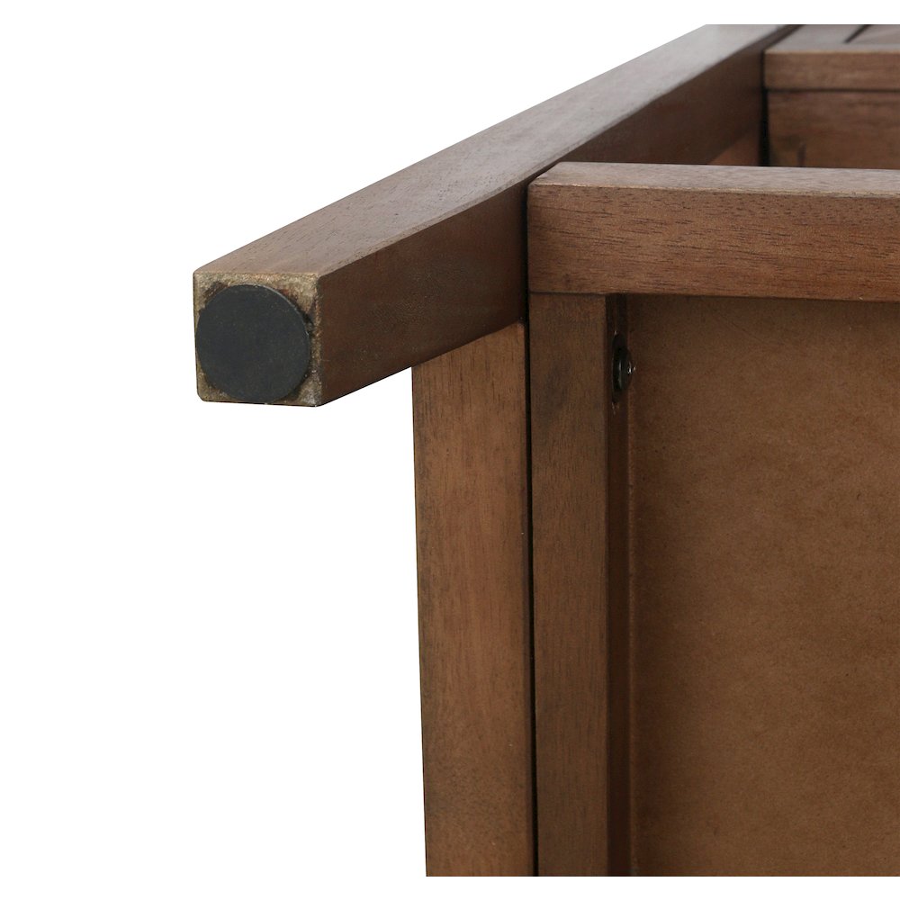 Wexford 3-Drawer Console Table - Walnut. Picture 11