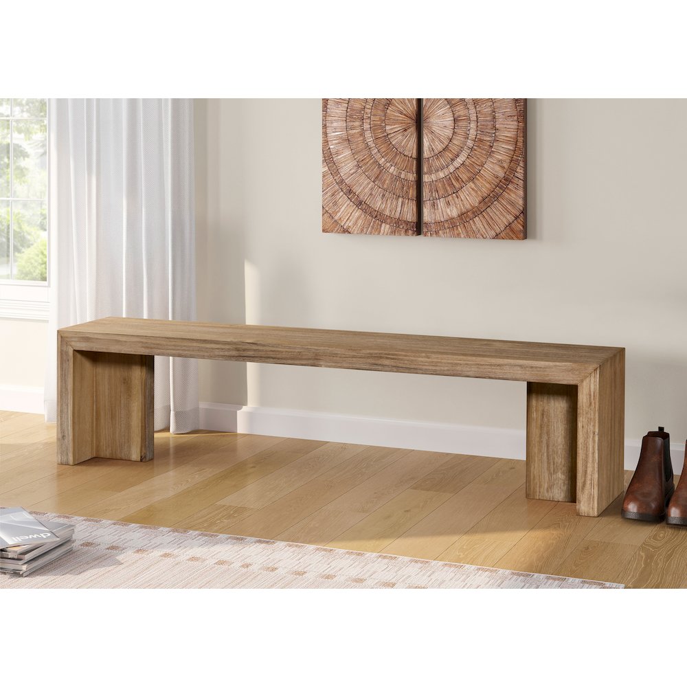 Zerano Bench - Brushed Smoke. Picture 10