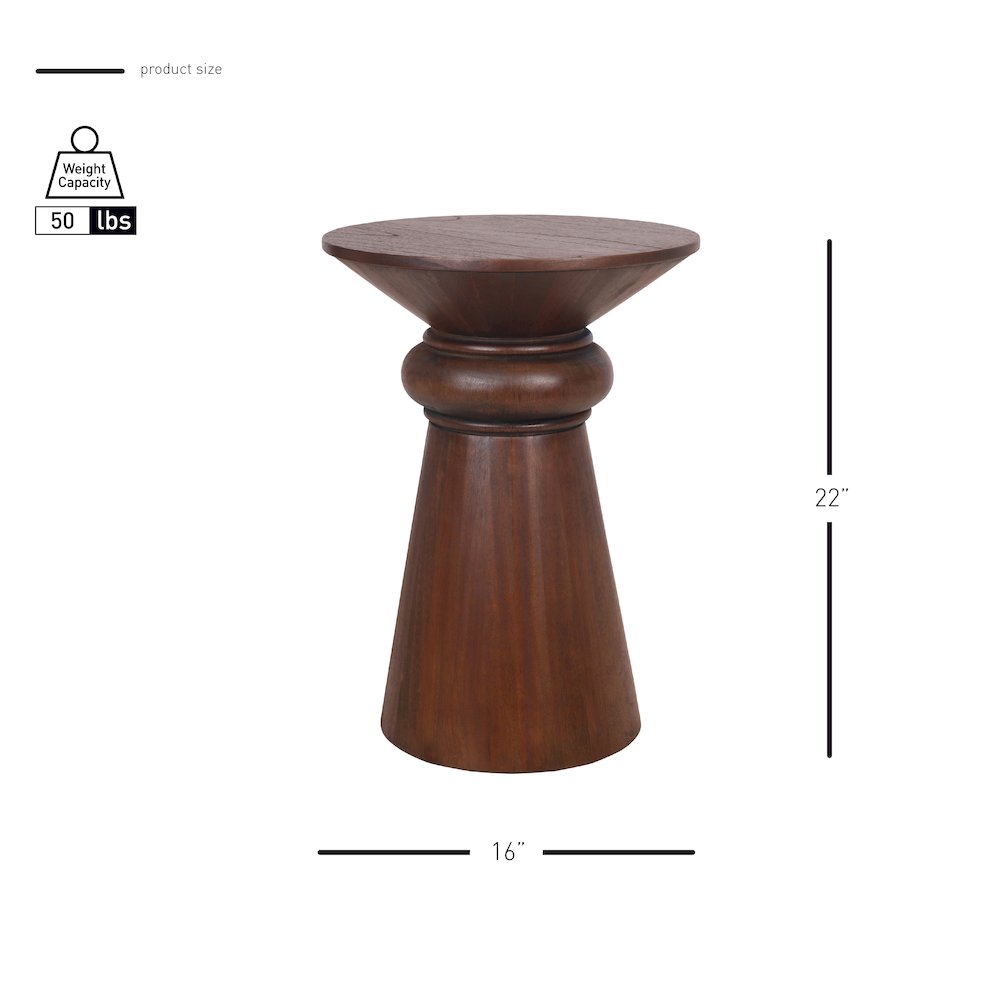 Reo Accent Table - Walnut. Picture 10