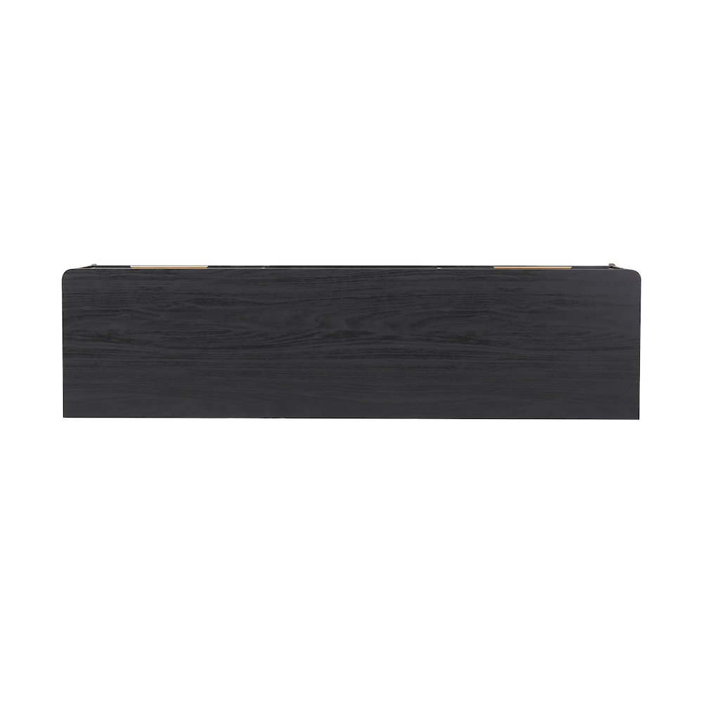 Heaton Low TV Stand - Black. Picture 9