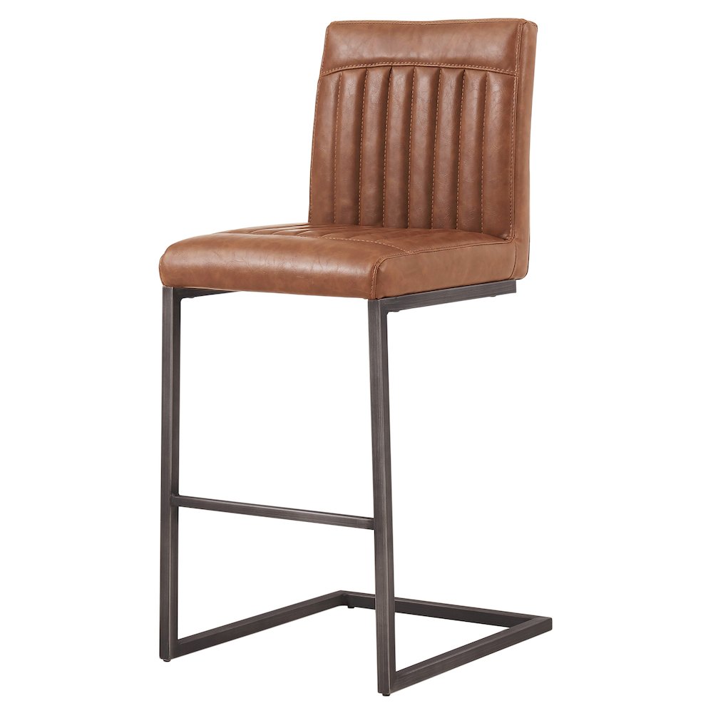 Ronan Faux Leather Counter Stool, (Set of 2). Picture 1