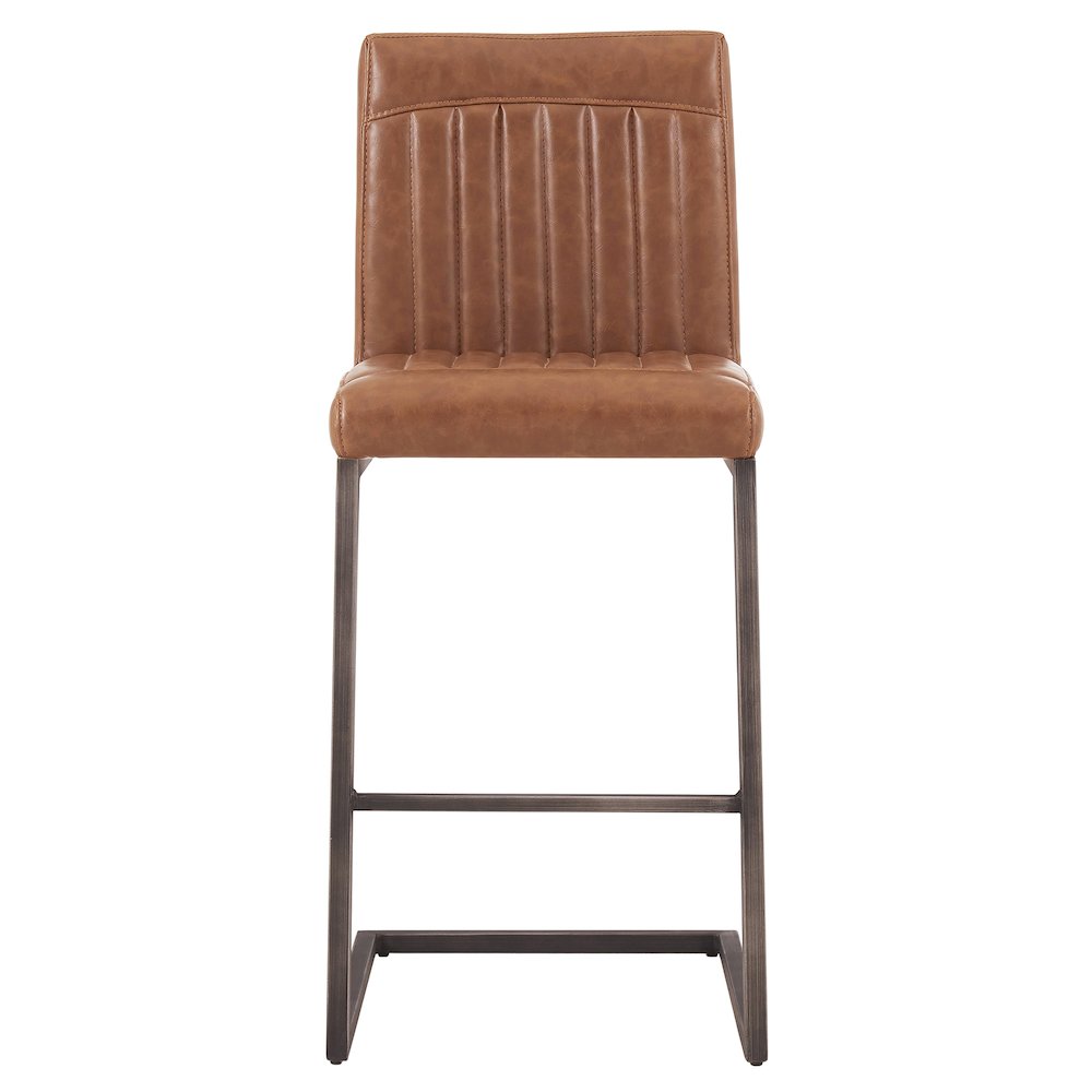 Ronan Faux Leather Counter Stool, (Set of 2). Picture 2