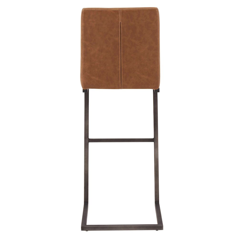 Ronan Faux Leather Bar Stool, (Set of 2). Picture 4