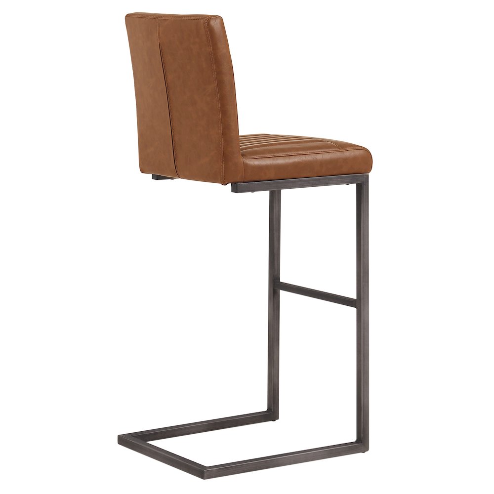 Ronan Faux Leather Bar Stool, (Set of 2). Picture 5