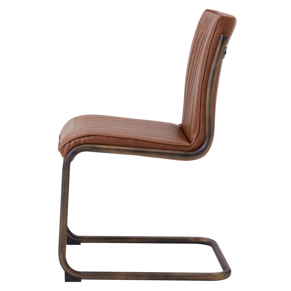 Cooper PU Chair Rubber Gold Frame, (Set of 2). Picture 3