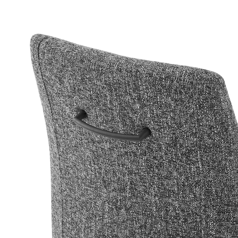 Viona Chenille Swivel Dining Side Chair (Seat), (Set of 2). Picture 6