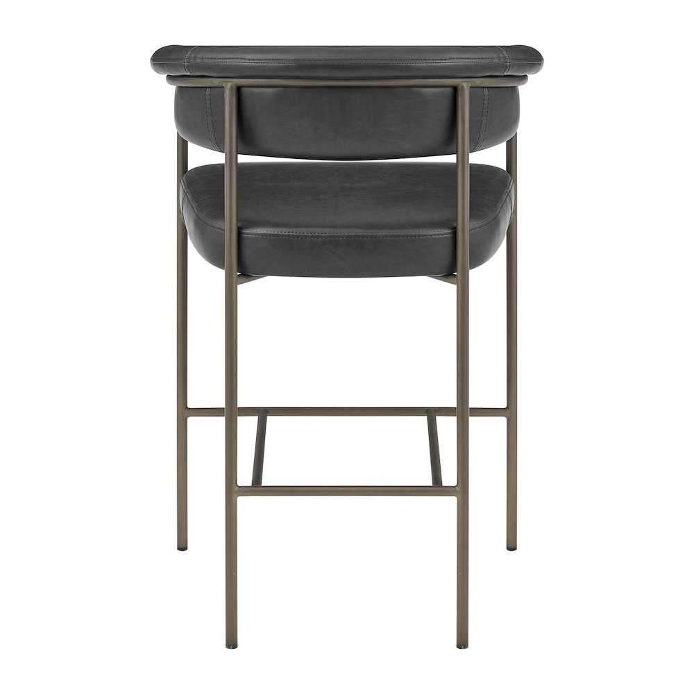 Kaiden Faux Leather Counter Stool, (Set of 2). Picture 4