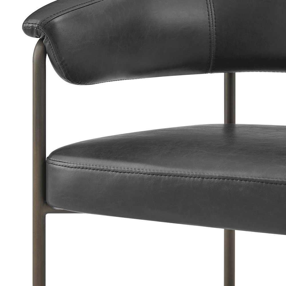 Kaiden Faux Leather Counter Stool, (Set of 2). Picture 8