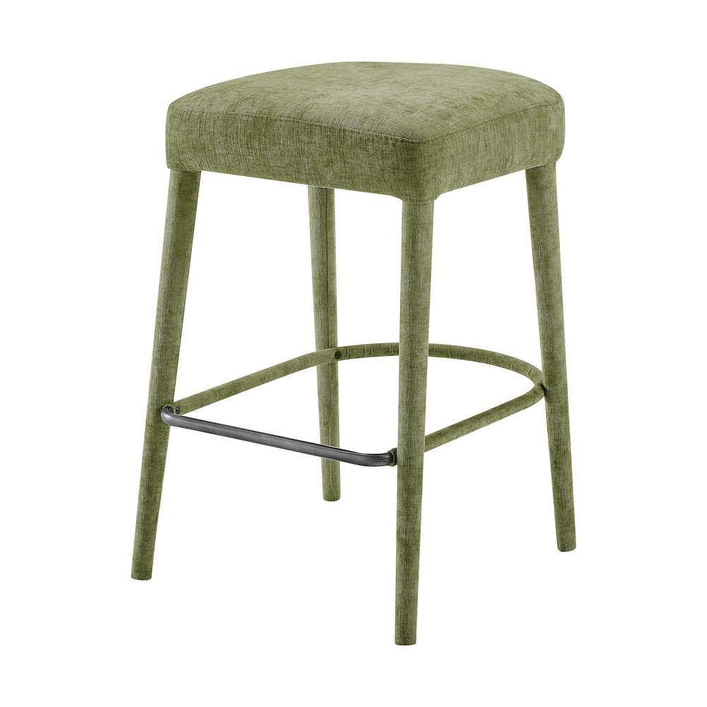 Rylee Chenille Backless Counter Stool, (Set of 2). Picture 1