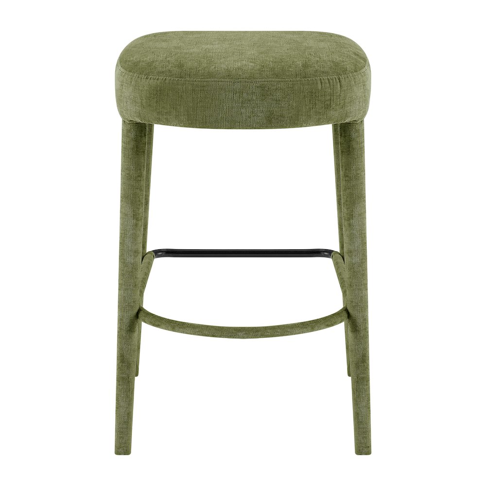 Rylee Chenille Backless Counter Stool, (Set of 2). Picture 4