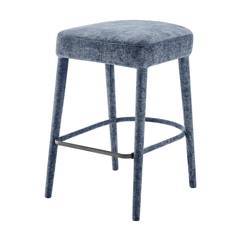 Rylee Chenille Backless Counter Stool, (Set of 2). Picture 1
